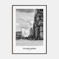 Guadalajara Portrait B&W No 2 Poster