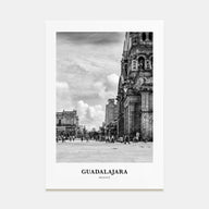 Guadalajara Portrait B&W No 2 Poster
