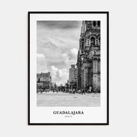 Guadalajara Portrait B&W No 2 Poster