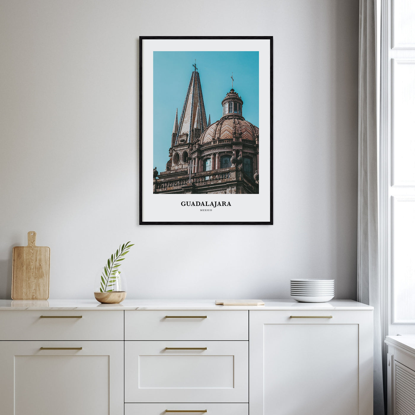 Guadalajara Portrait Color Poster