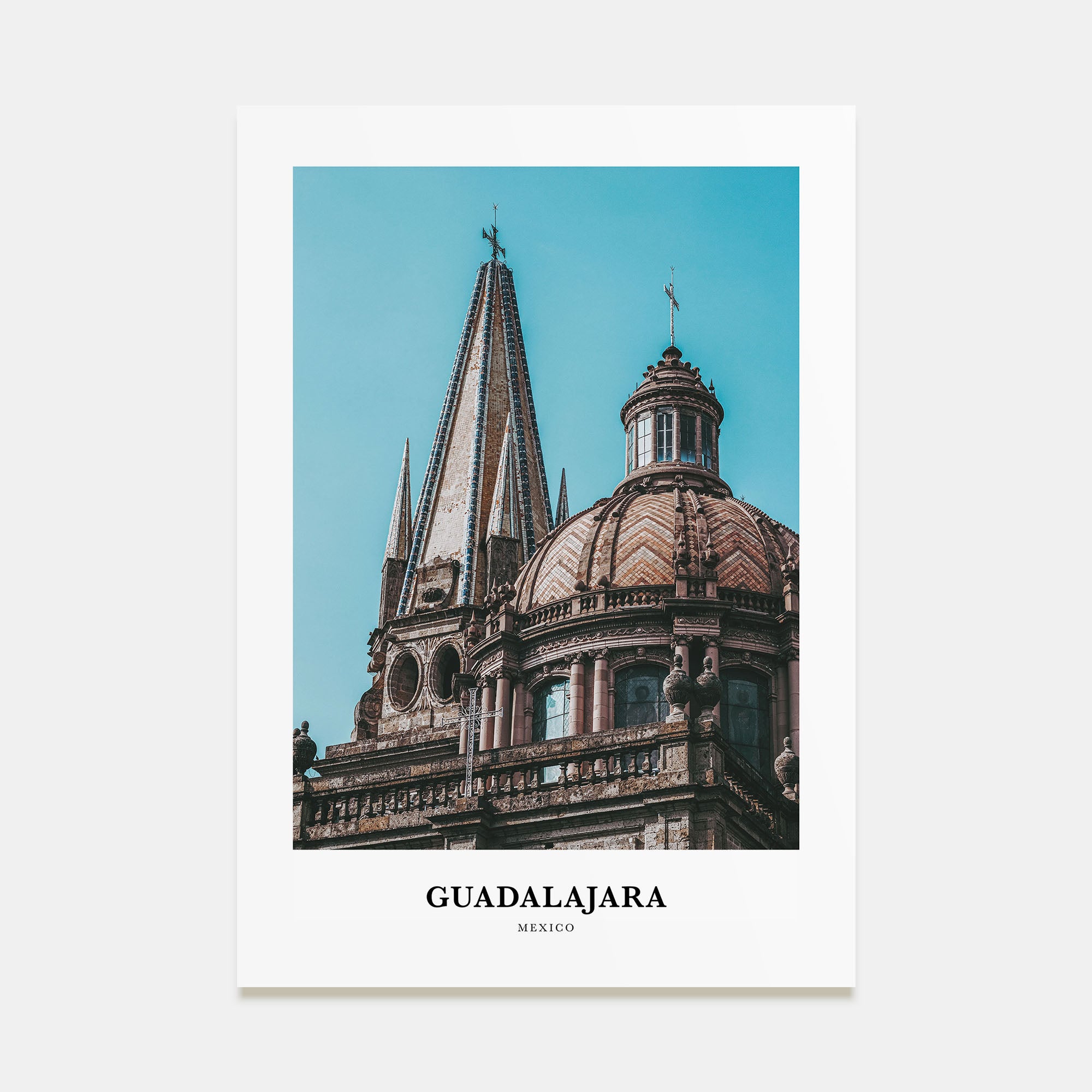 Guadalajara Portrait Color Poster