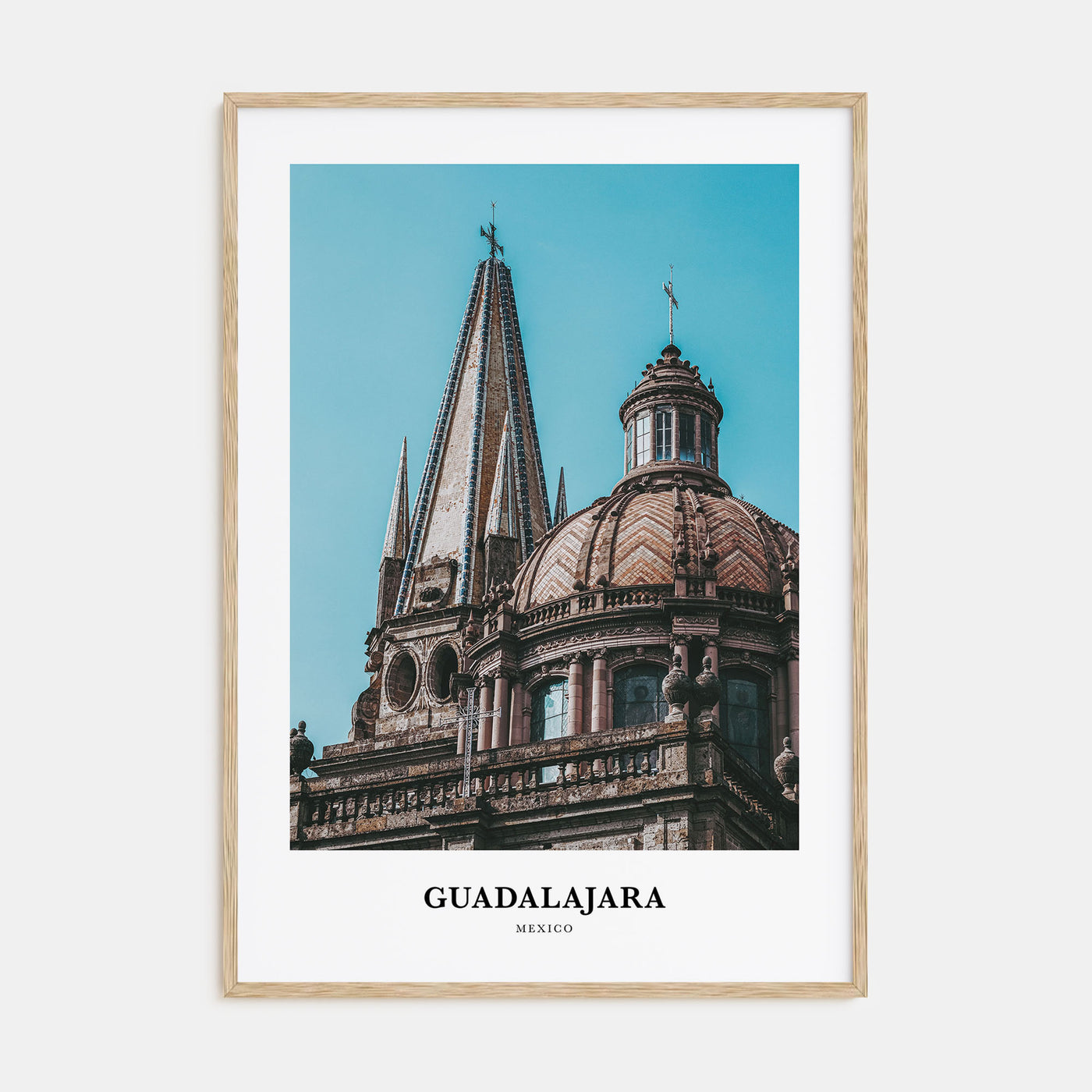 Guadalajara Portrait Color Poster