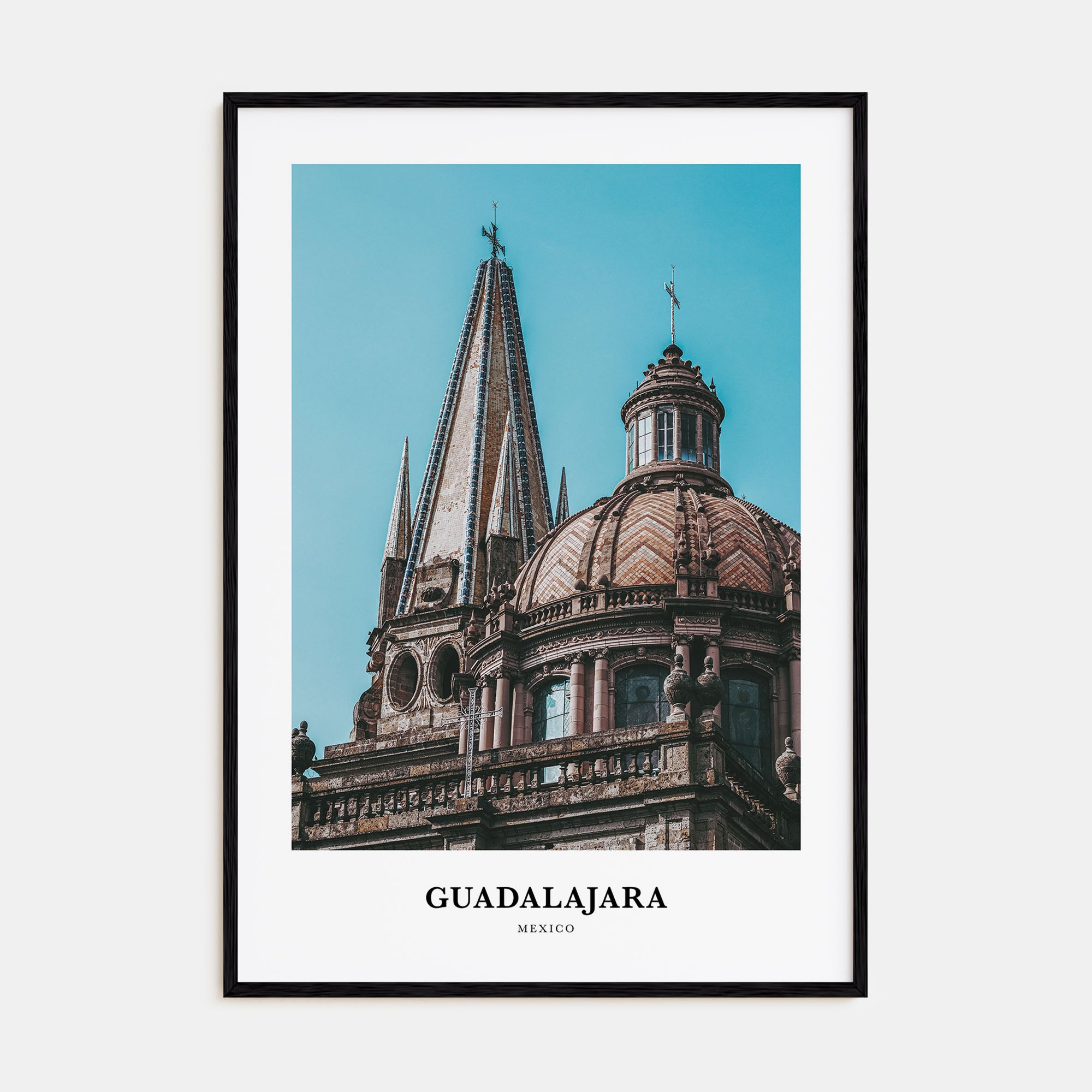 Guadalajara Portrait Color Poster
