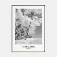 Guadeloupe Portrait B&W Poster