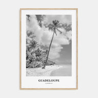 Guadeloupe Portrait B&W Poster