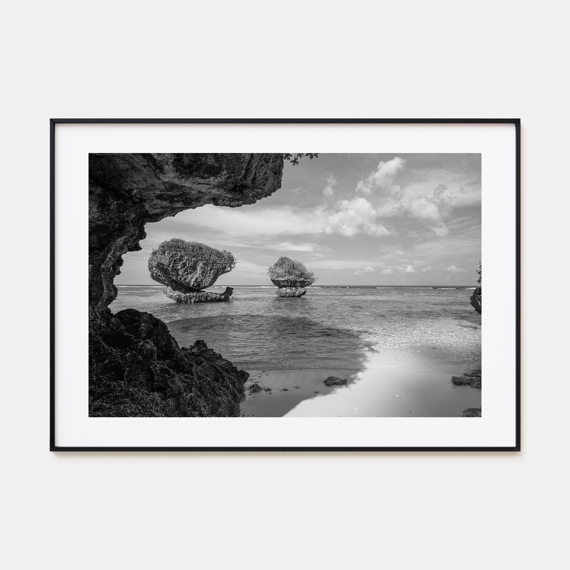 Guam Landscape B&W Poster