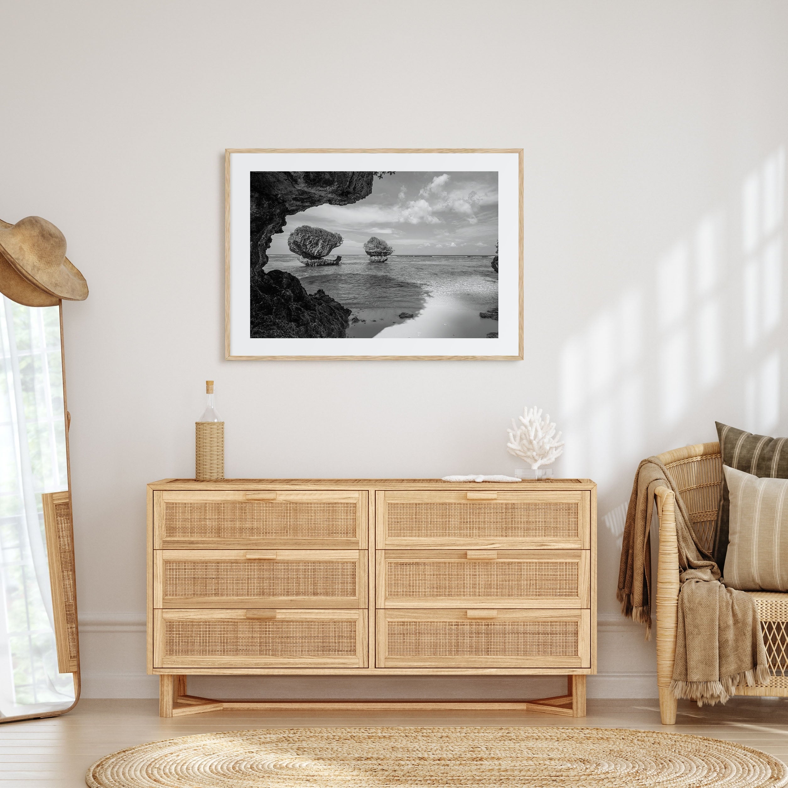 Guam Landscape B&W Poster