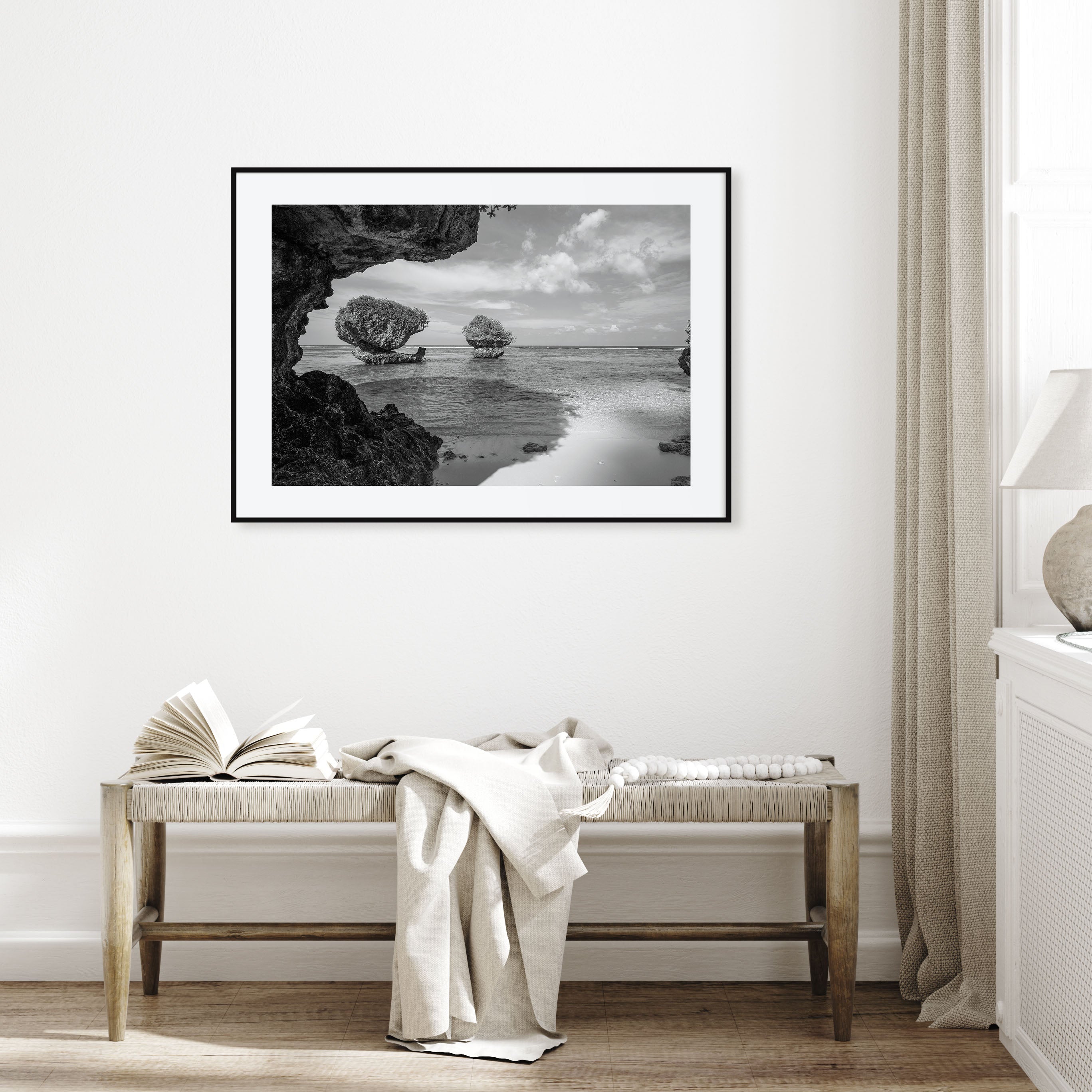 Guam Landscape B&W Poster