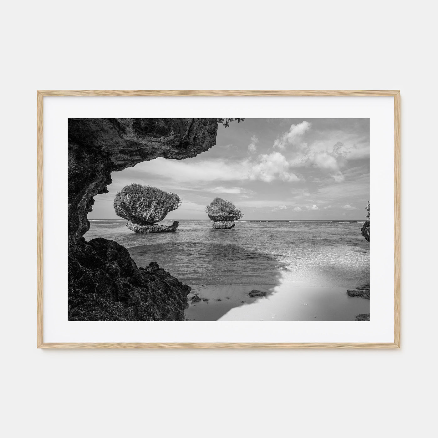 Guam Landscape B&W Poster