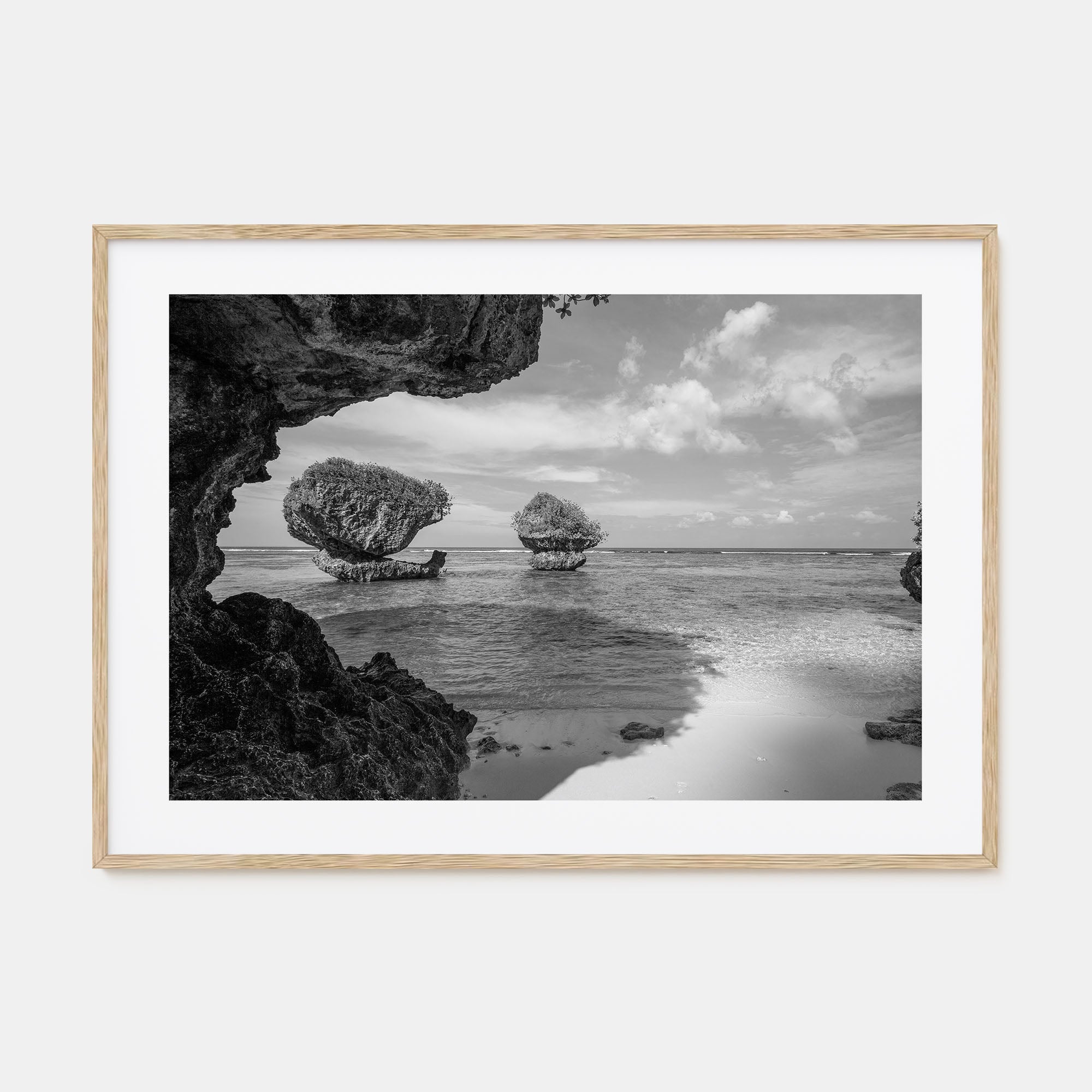 Guam Landscape B&W Poster