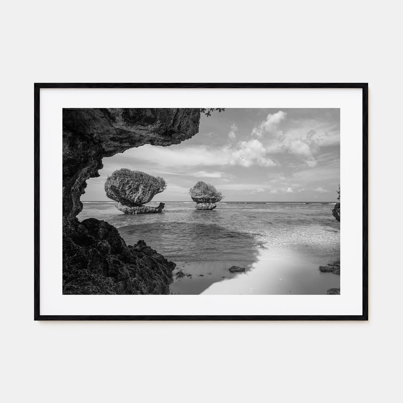 Guam Landscape B&W Poster