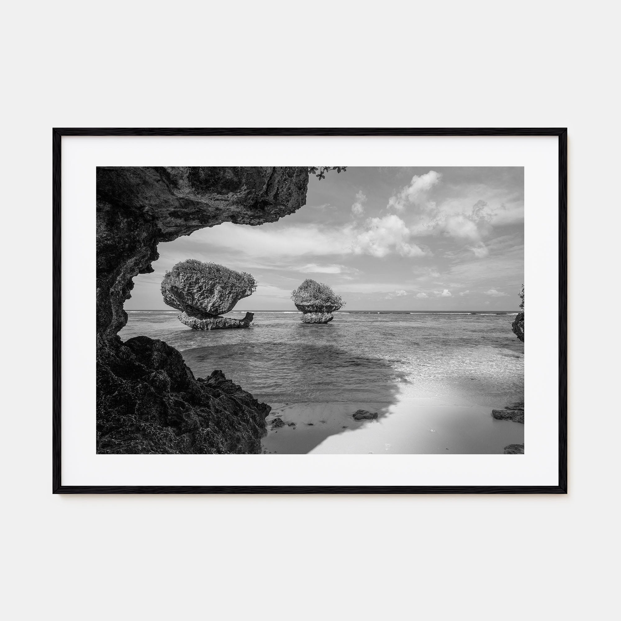 Guam Landscape B&W Poster