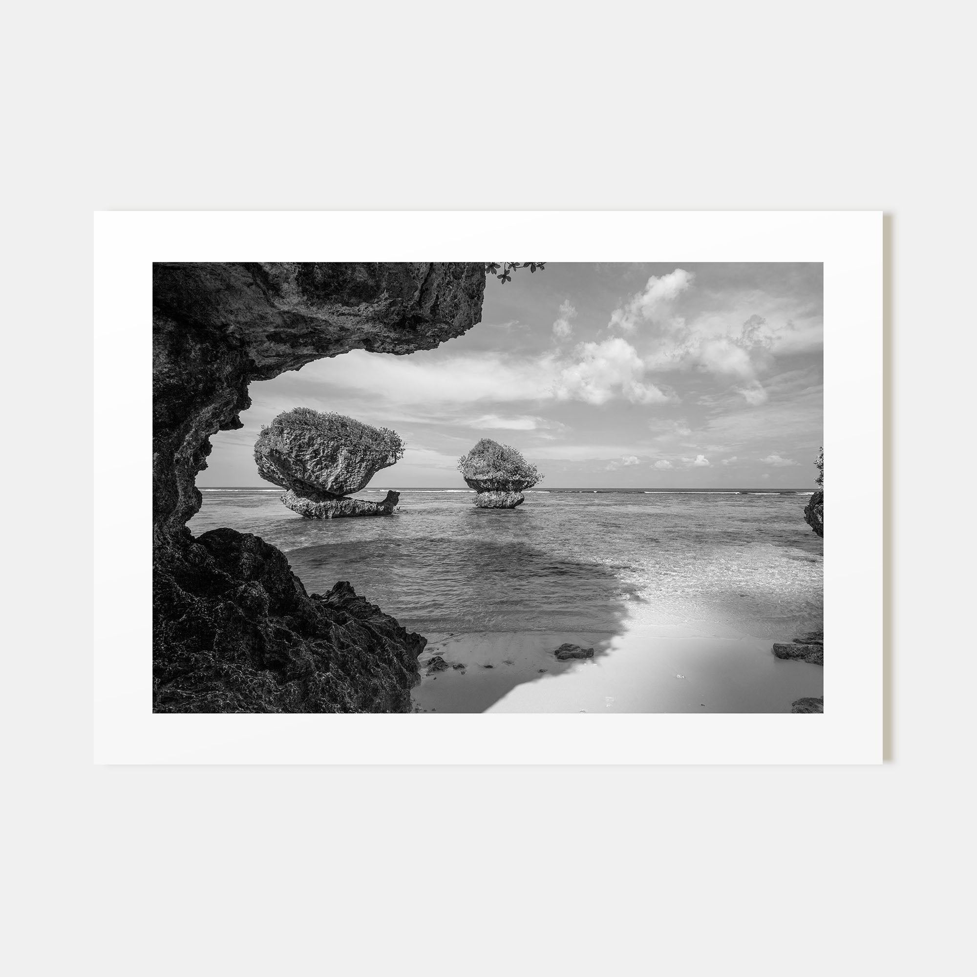 Guam Landscape B&W Poster