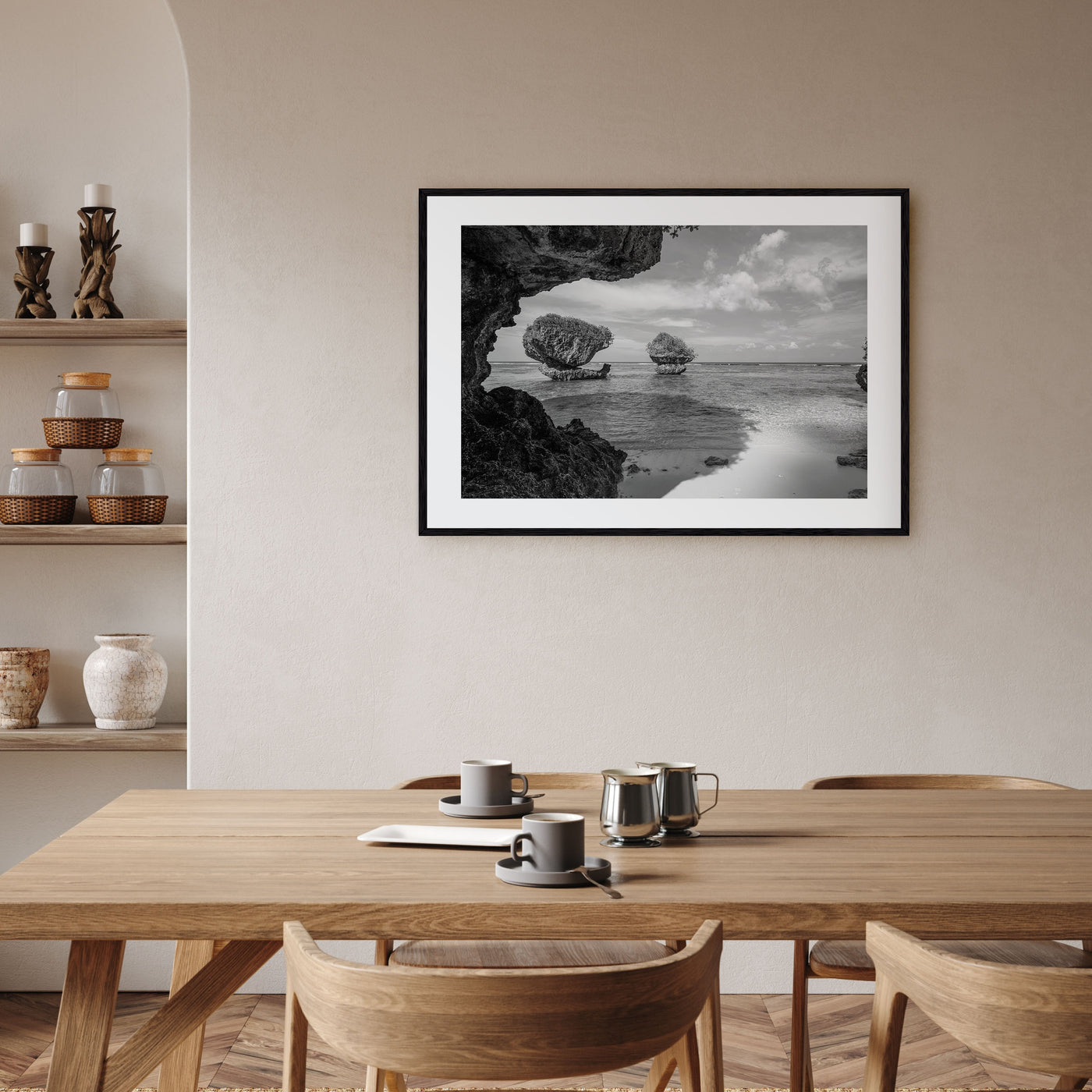 Guam Landscape B&W Poster