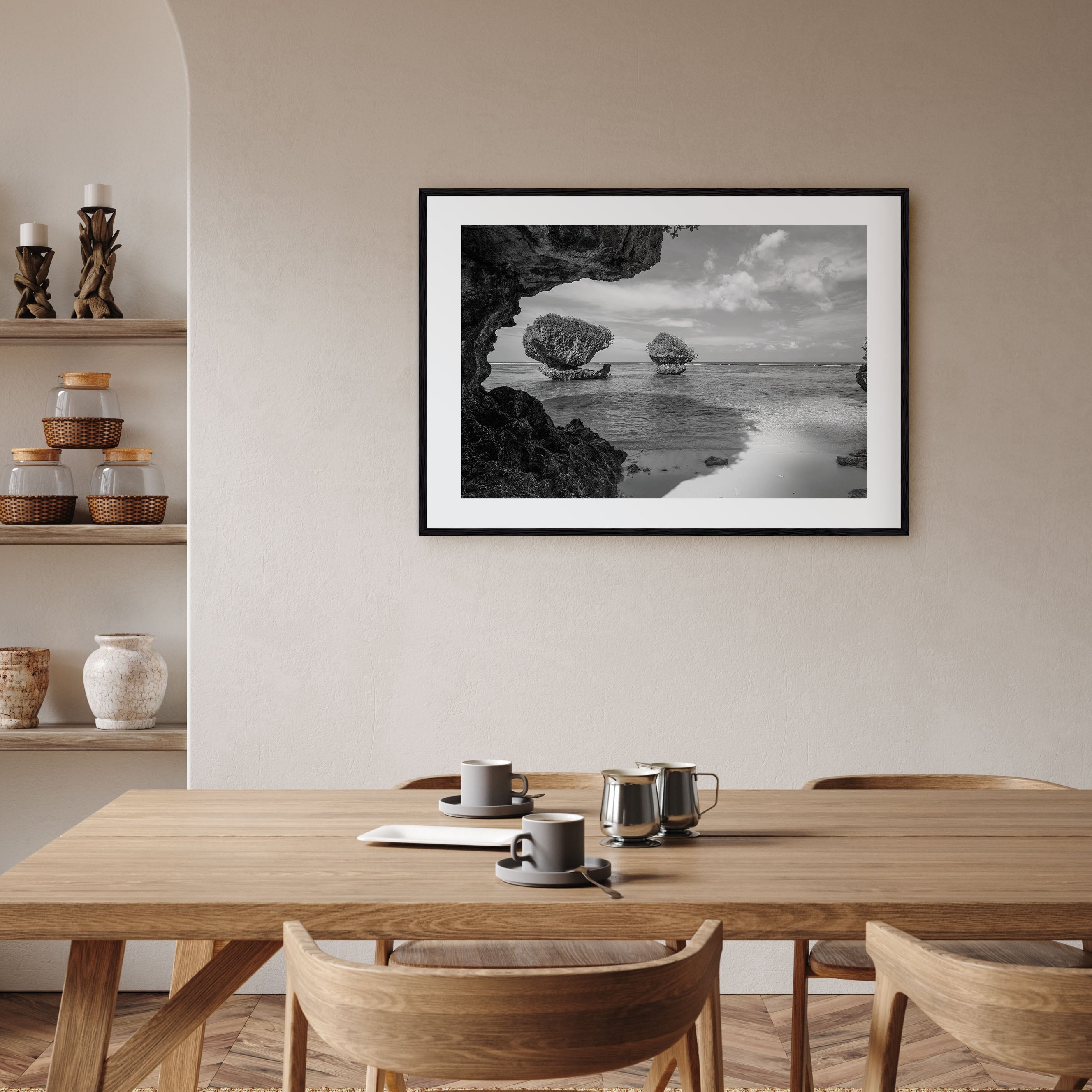Guam Landscape B&W Poster