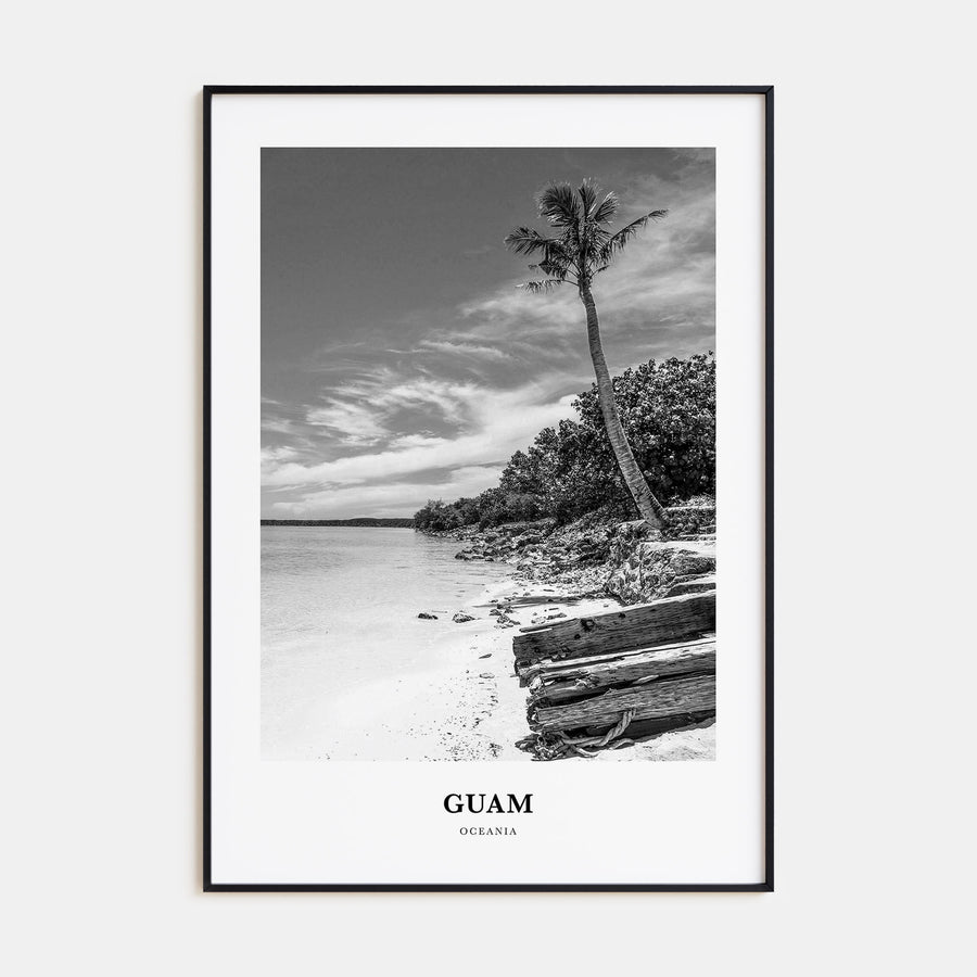 Guam Portrait B&W Poster