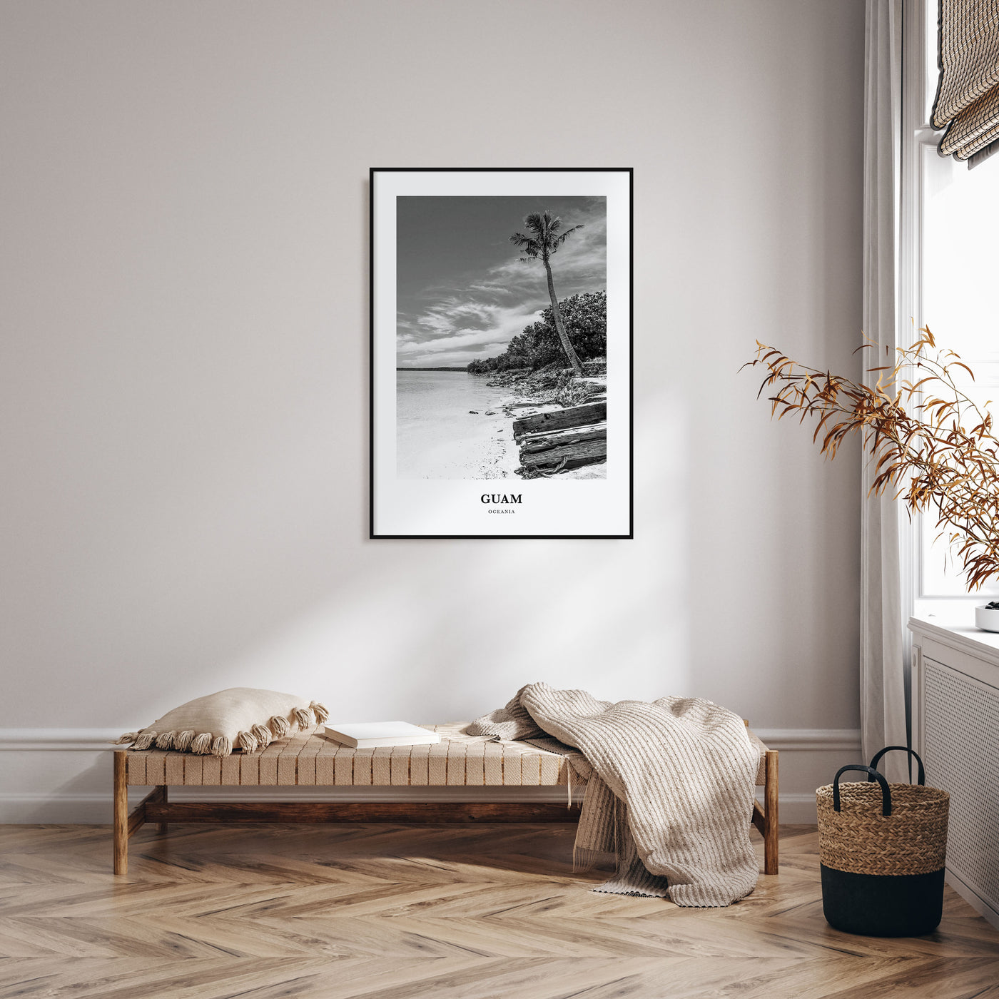 Guam Portrait B&W Poster