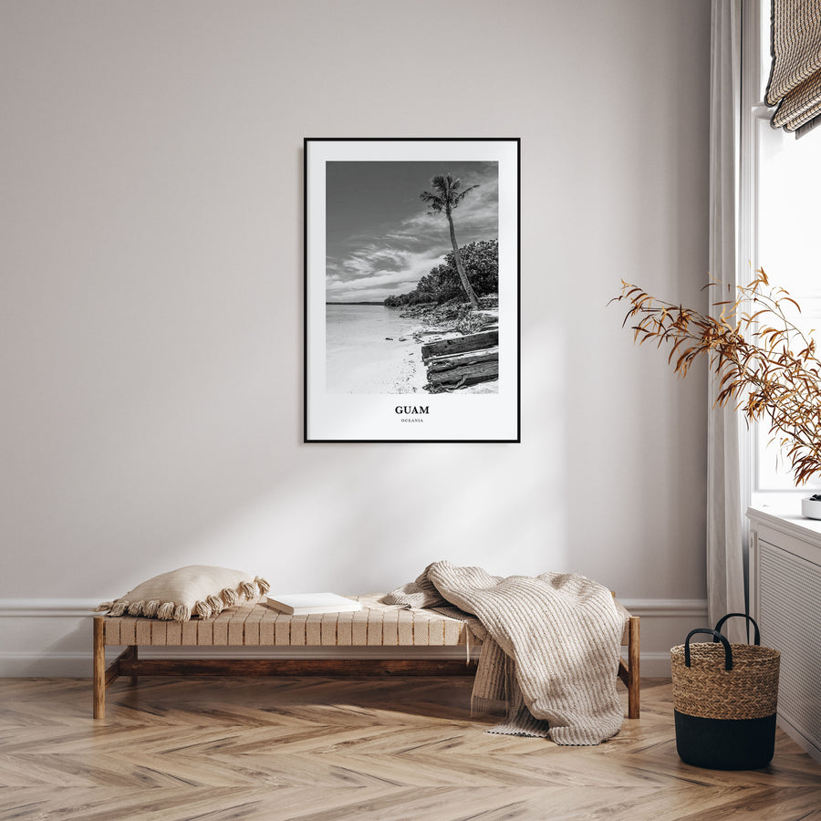 Guam Portrait B&W Poster