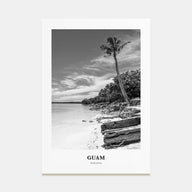 Guam Portrait B&W Poster