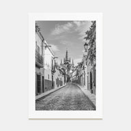 Guanajuato City Photo B&W Poster