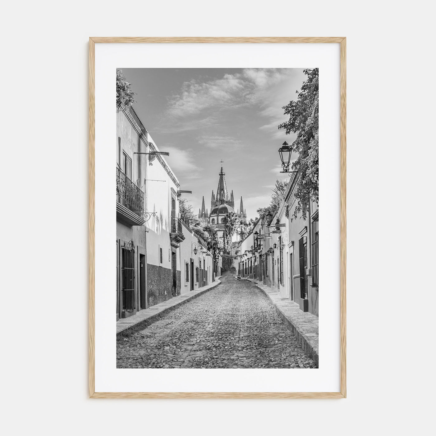 Guanajuato City Photo B&W Poster