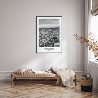 Guanajuato City Portrait B&W Poster
