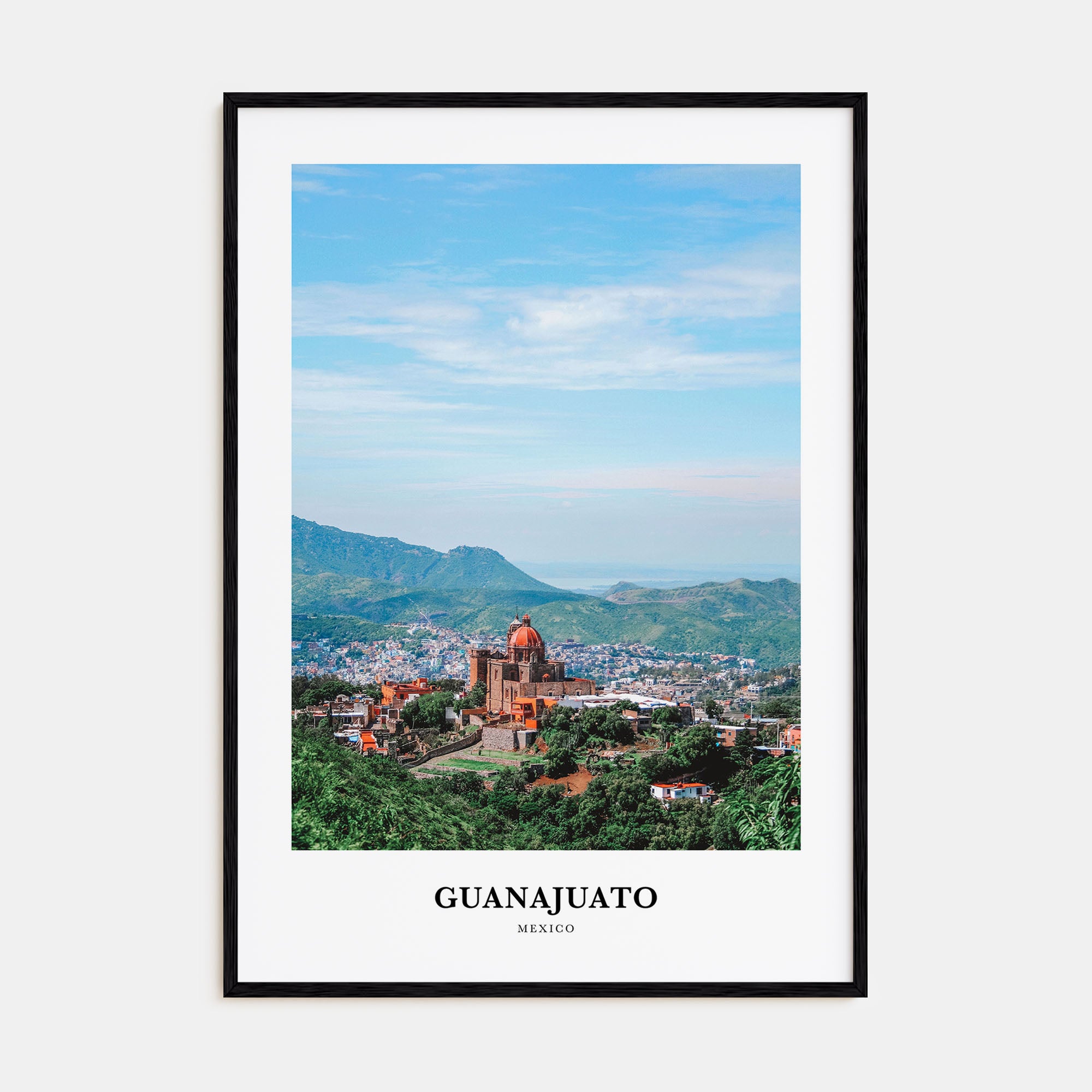 Guanajuato City Portrait Color No 1 Poster