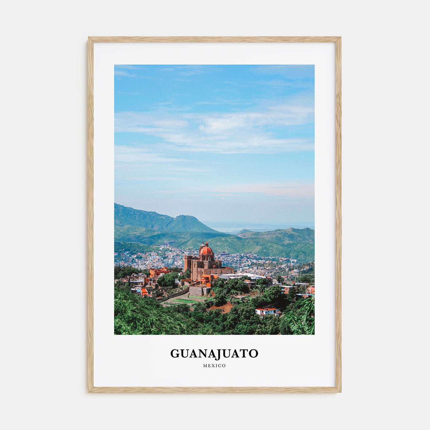 Guanajuato City Portrait Color No 1 Poster