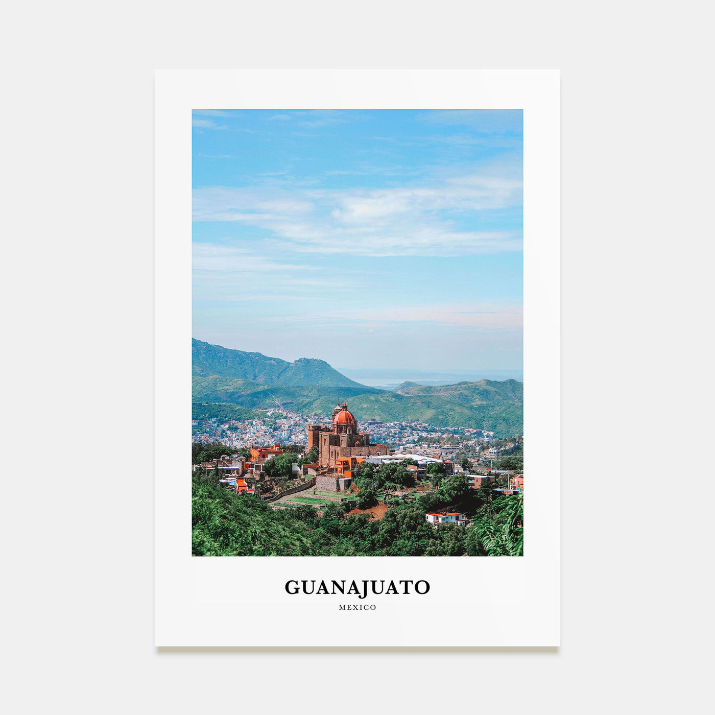 Guanajuato City Portrait Color No 1 Poster