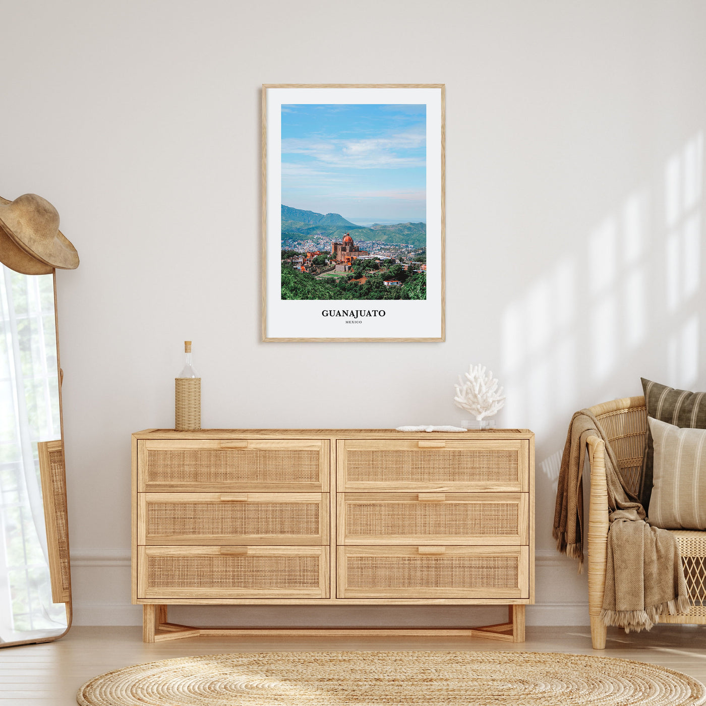 Guanajuato City Portrait Color No 1 Poster