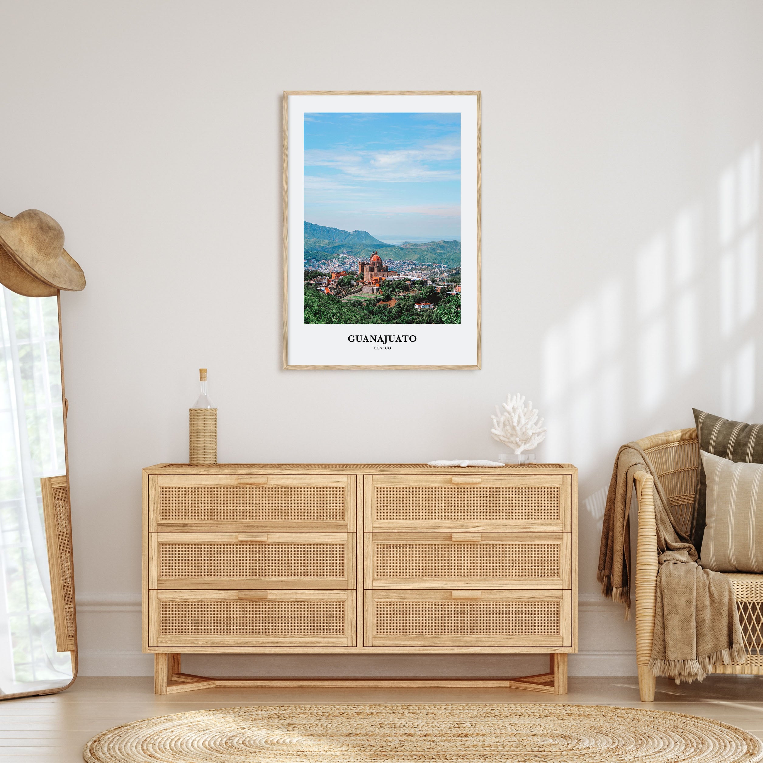 Guanajuato City Portrait Color No 1 Poster