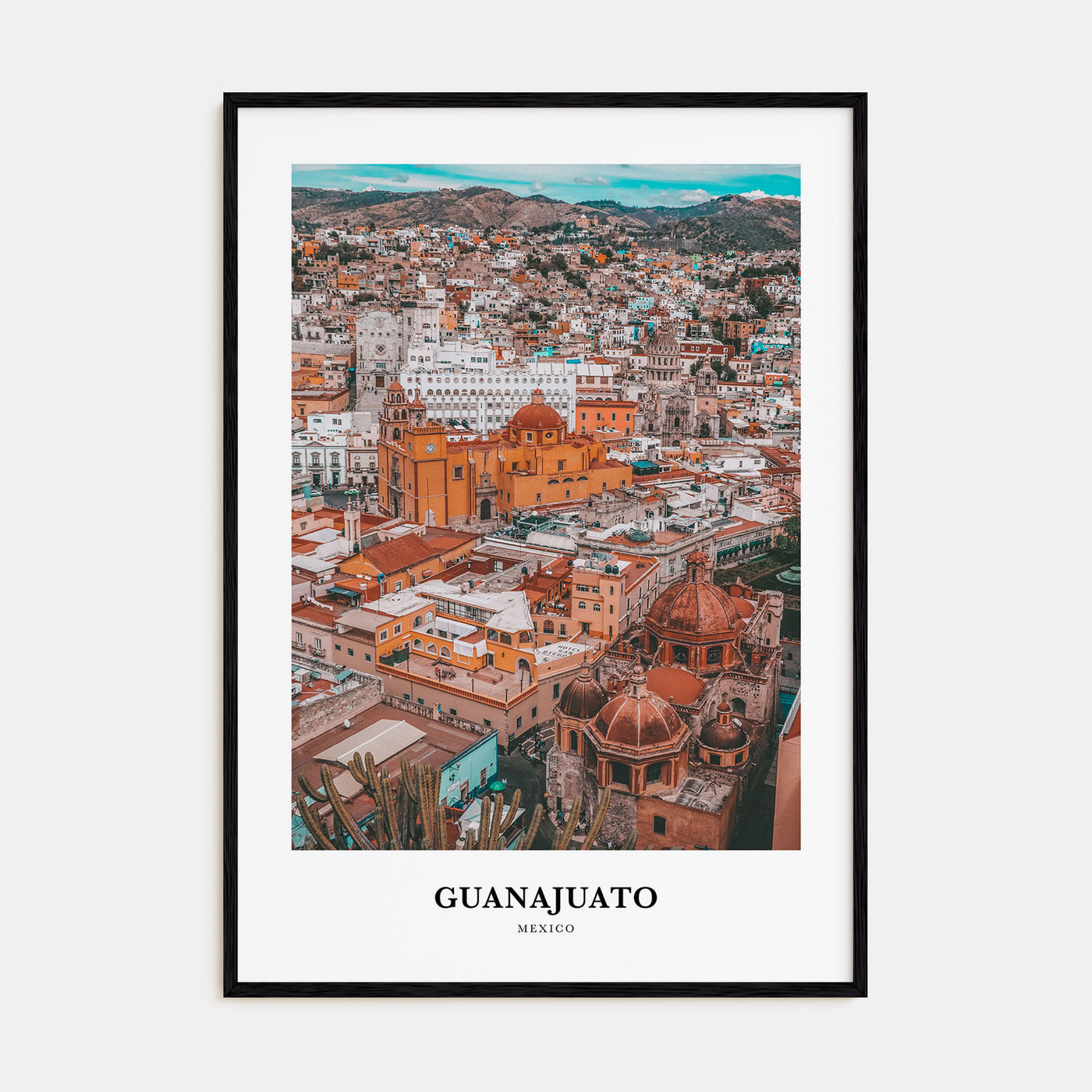 Guanajuato City Portrait Color No 2 Poster