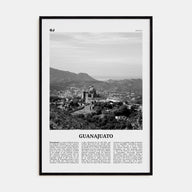 Guanajuato (State) Travel B&W Poster