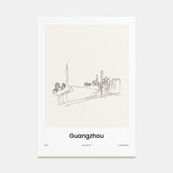 Guangzhou Drawn Poster