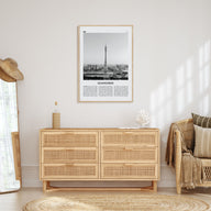 Guangzhou Travel B&W Poster