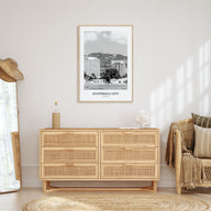 Guatemala City Portrait B&W Poster