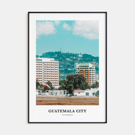 Guatemala City Portrait Color Poster