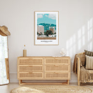 Guatemala City Portrait Color Poster