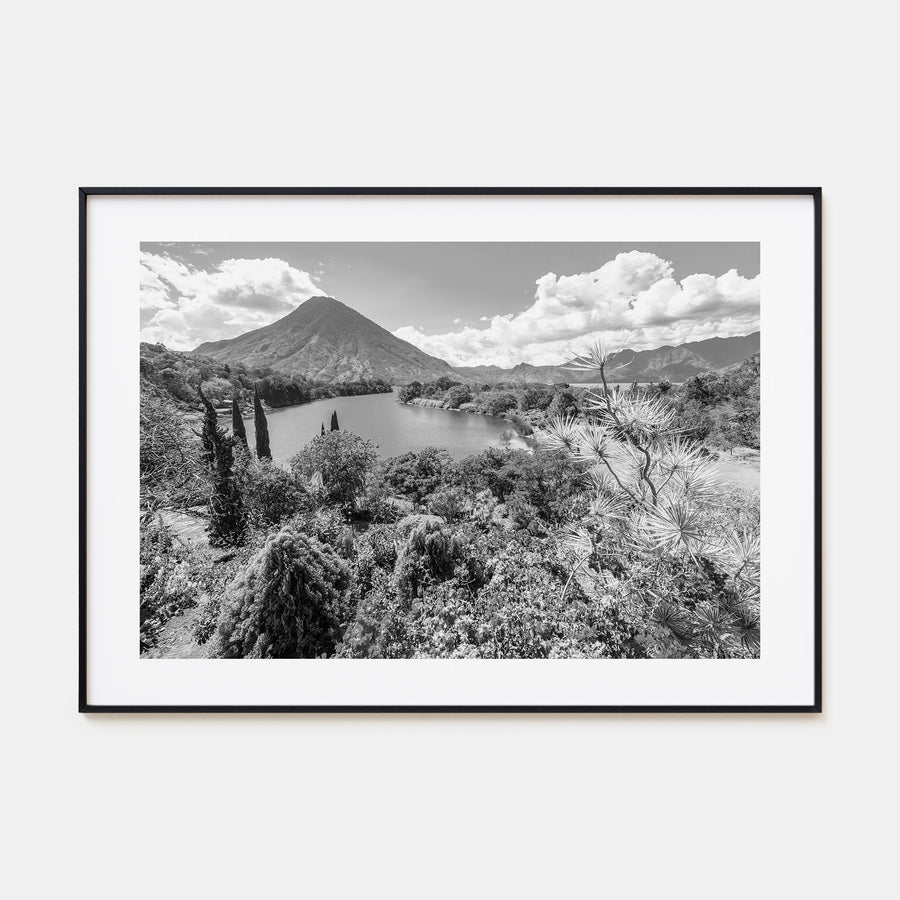 Guatemala Landscape B&W Poster