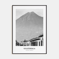 Guatemala Portrait B&W No 1 Poster