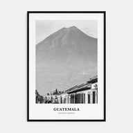 Guatemala Portrait B&W No 1 Poster