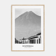 Guatemala Portrait B&W No 1 Poster