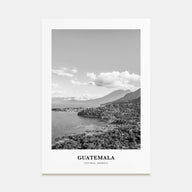 Guatemala Portrait B&W No 2 Poster