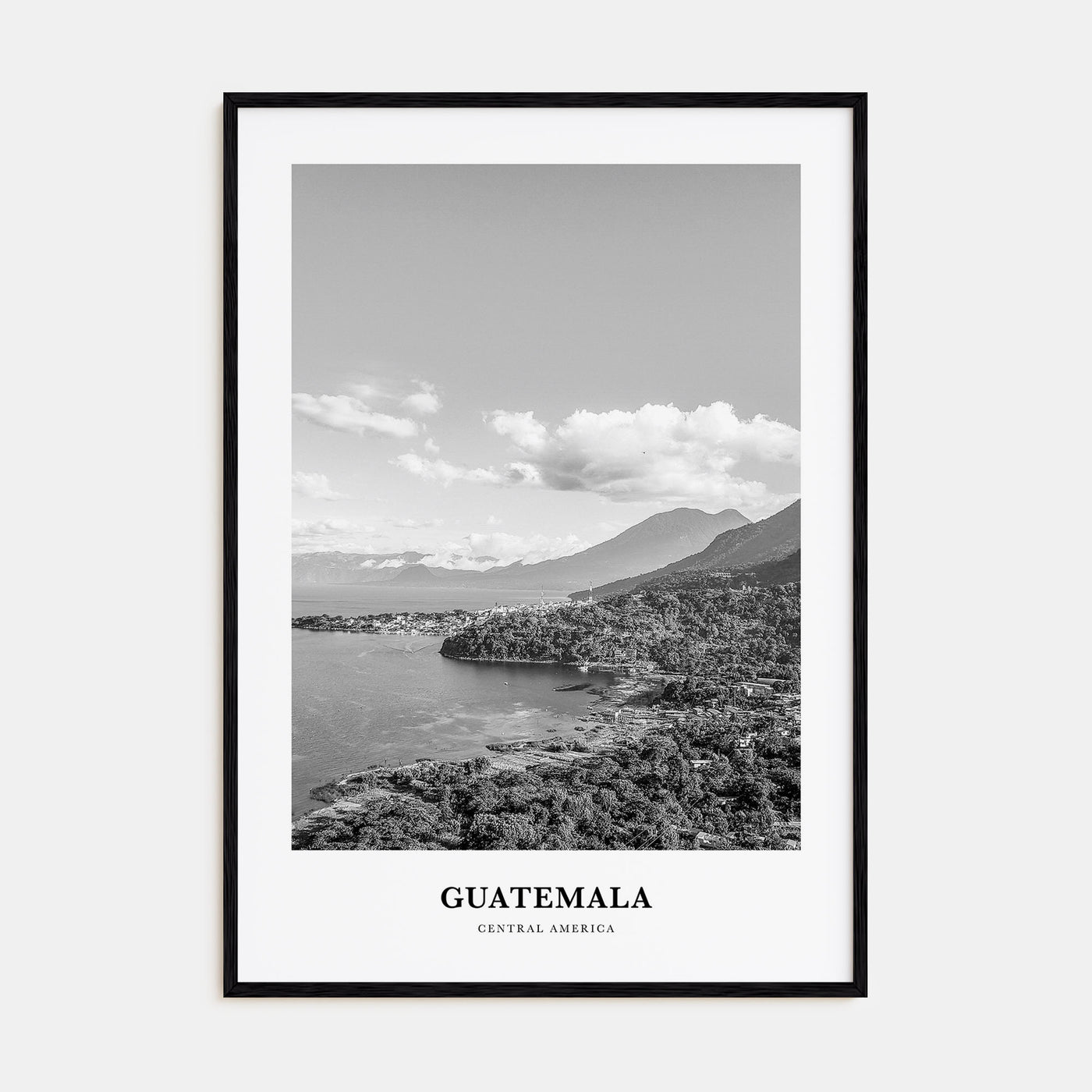 Guatemala Portrait B&W No 2 Poster
