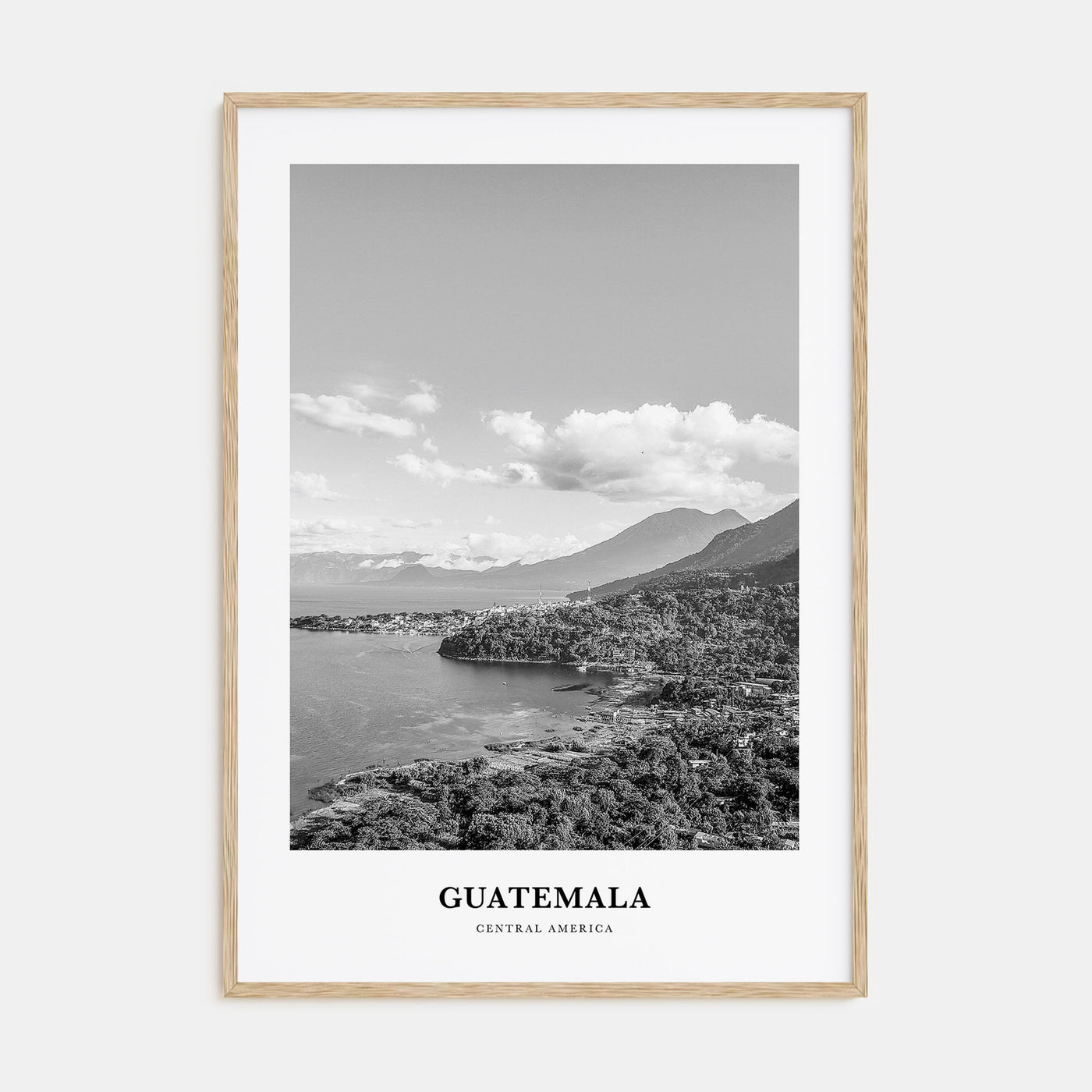 Guatemala Portrait B&W No 2 Poster