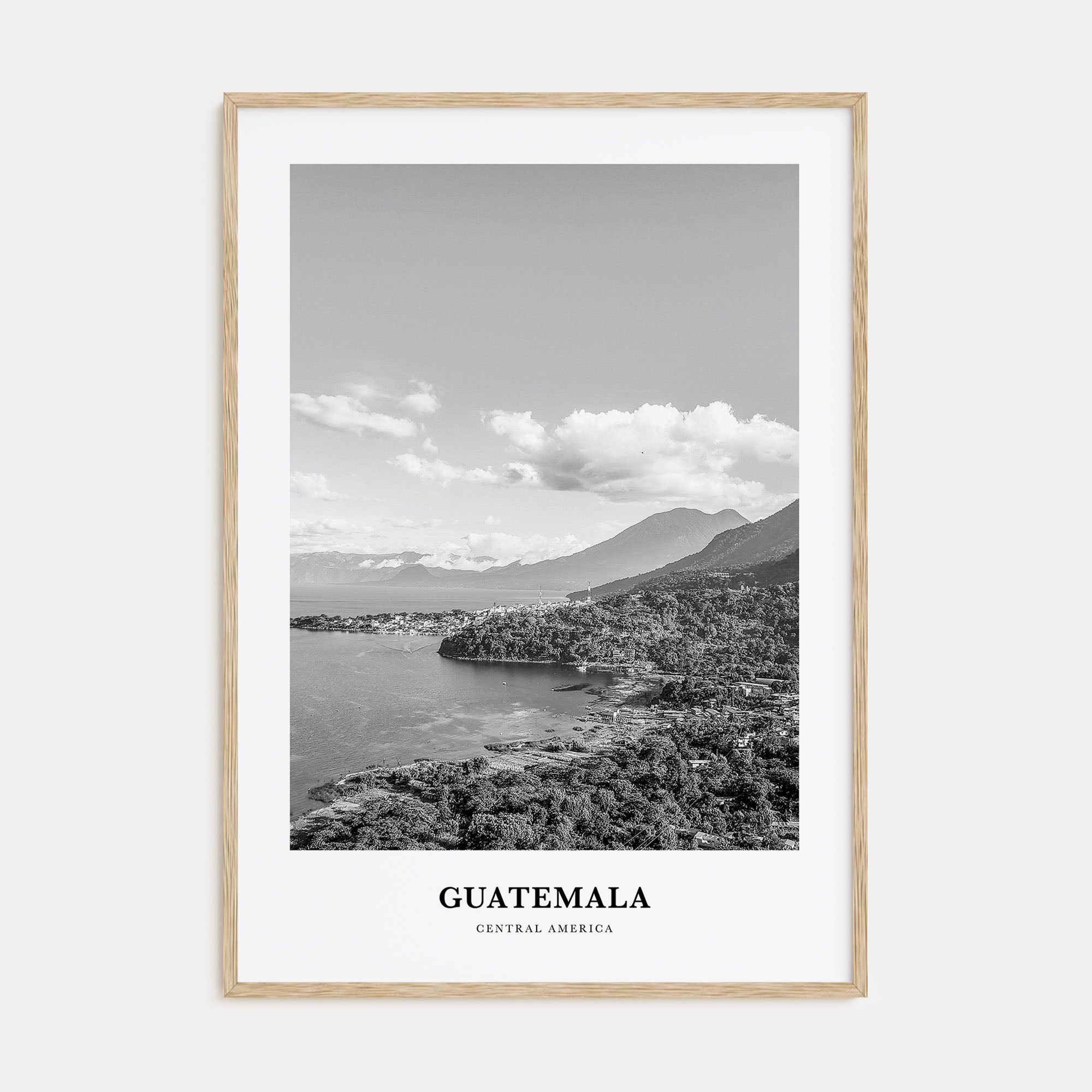 Guatemala Portrait B&W No 2 Poster