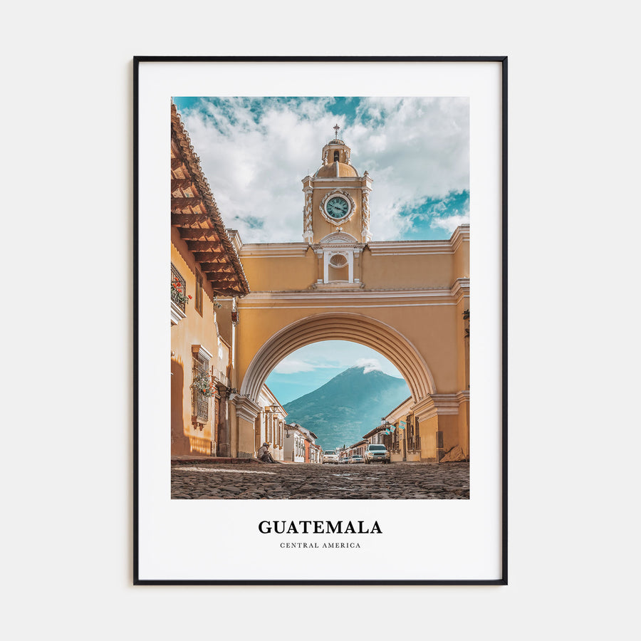 Guatemala Portrait Color Poster