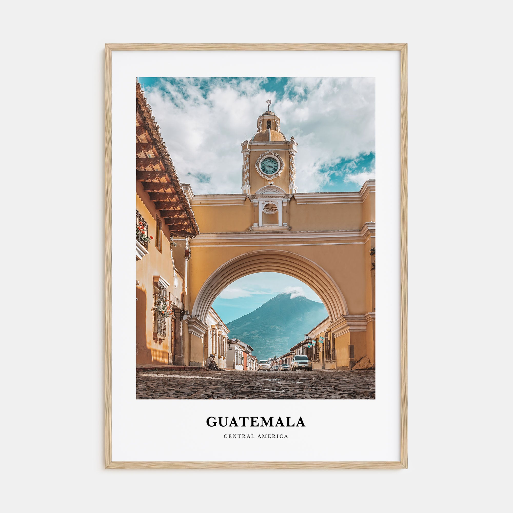Guatemala Portrait Color Poster