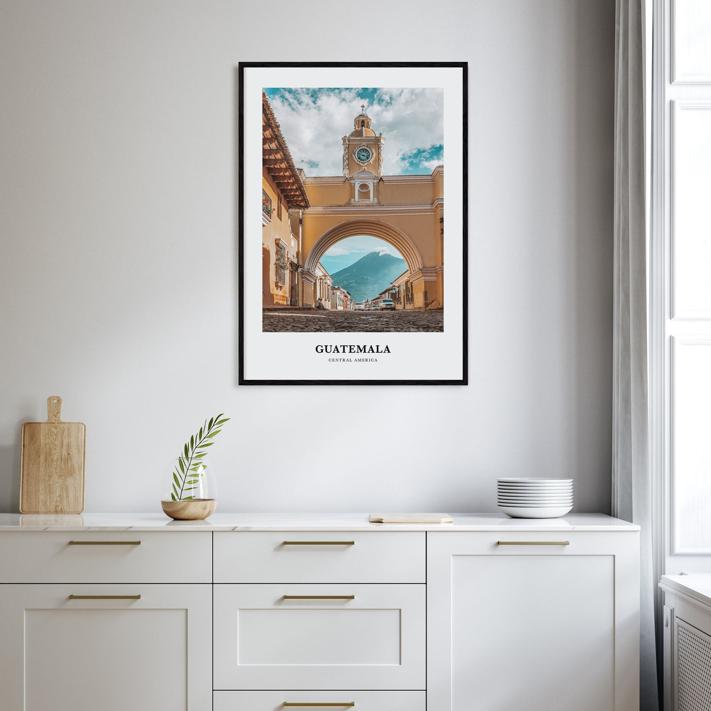 Guatemala Portrait Color Poster