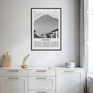 Guatemala Travel B&W No 1 Poster